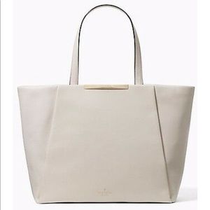 Authentic Cream Kate Spade Tote Bag